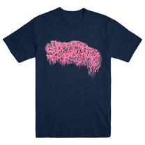 SANGUISUGABOGG &quot;Skin Logo - Navy&quot; T-Shirt