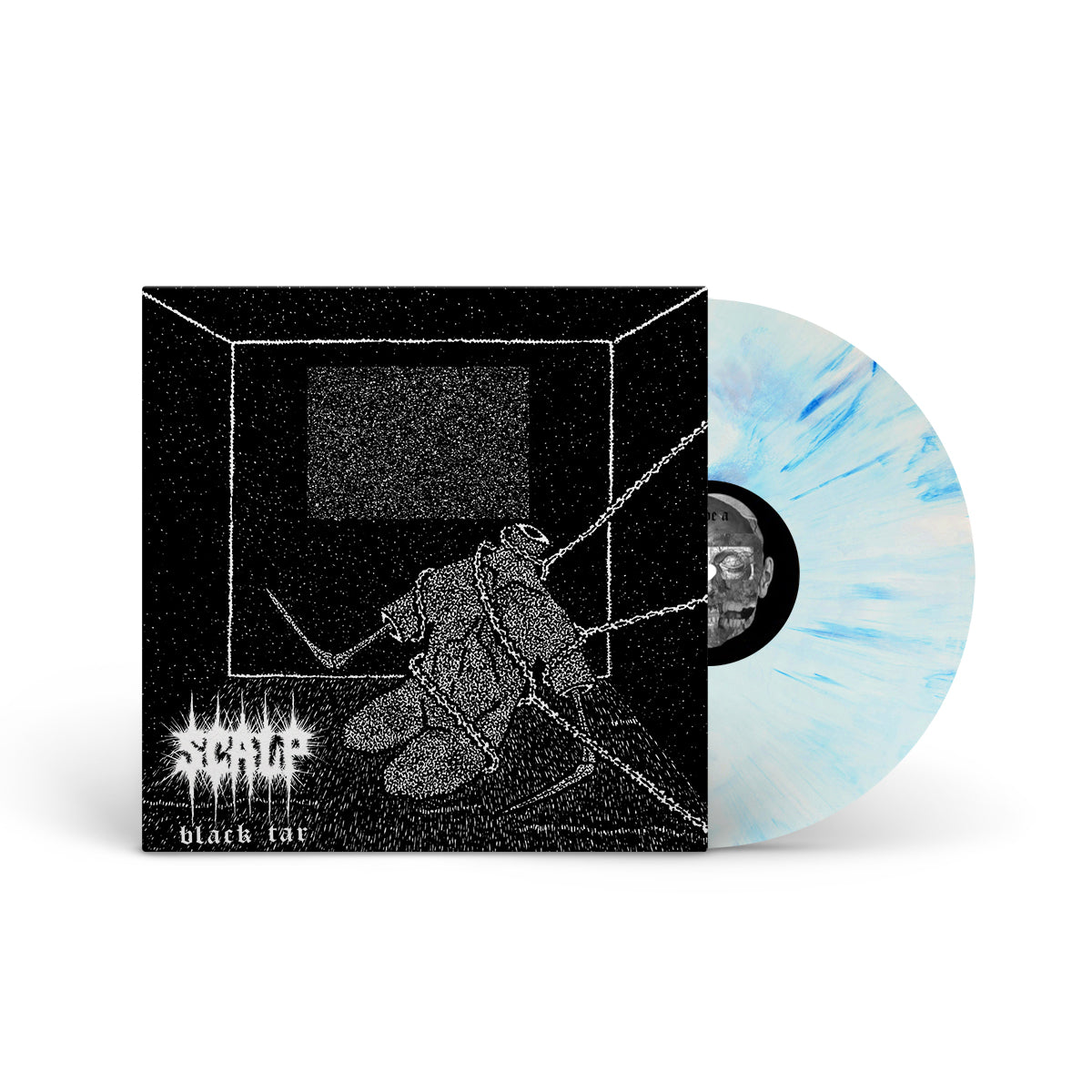 SCALP &quot;Black Tar&quot; LP WHITE W BLUE MARBLE