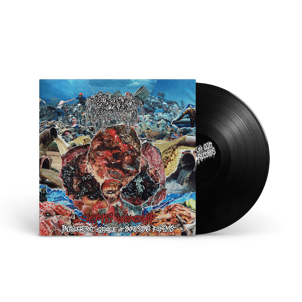 SEPTAGE &quot;Septic Worship (Intolerant Spree Of Infesting Forms)&quot; LP BLACK