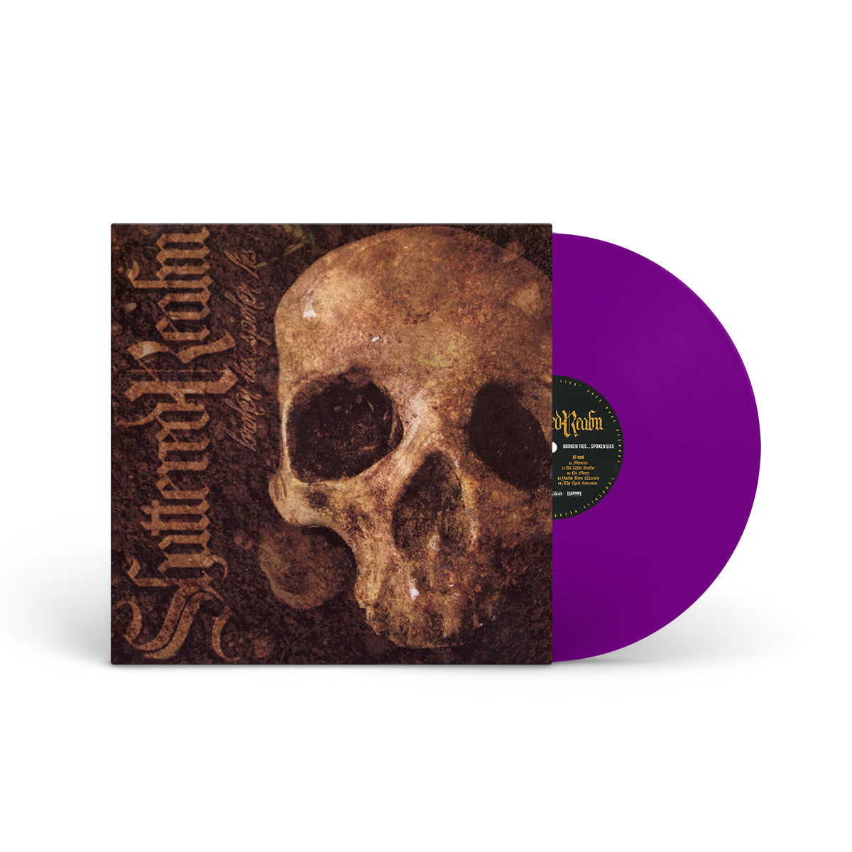 SHATTERED REALM &quot;Broken Ties... Spoken Lies&quot; LP NEON VIOLET