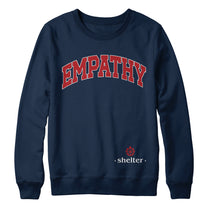 SHELTER &quot;Empathy - Navy&quot; Crewneck