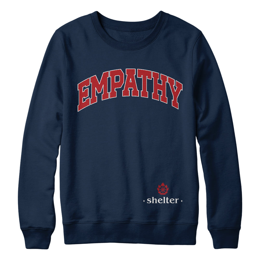 SHELTER "Empathy - Navy" Crewneck