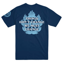 SHELTER &quot;Metamorphosis - Navy&quot; T-Shirt