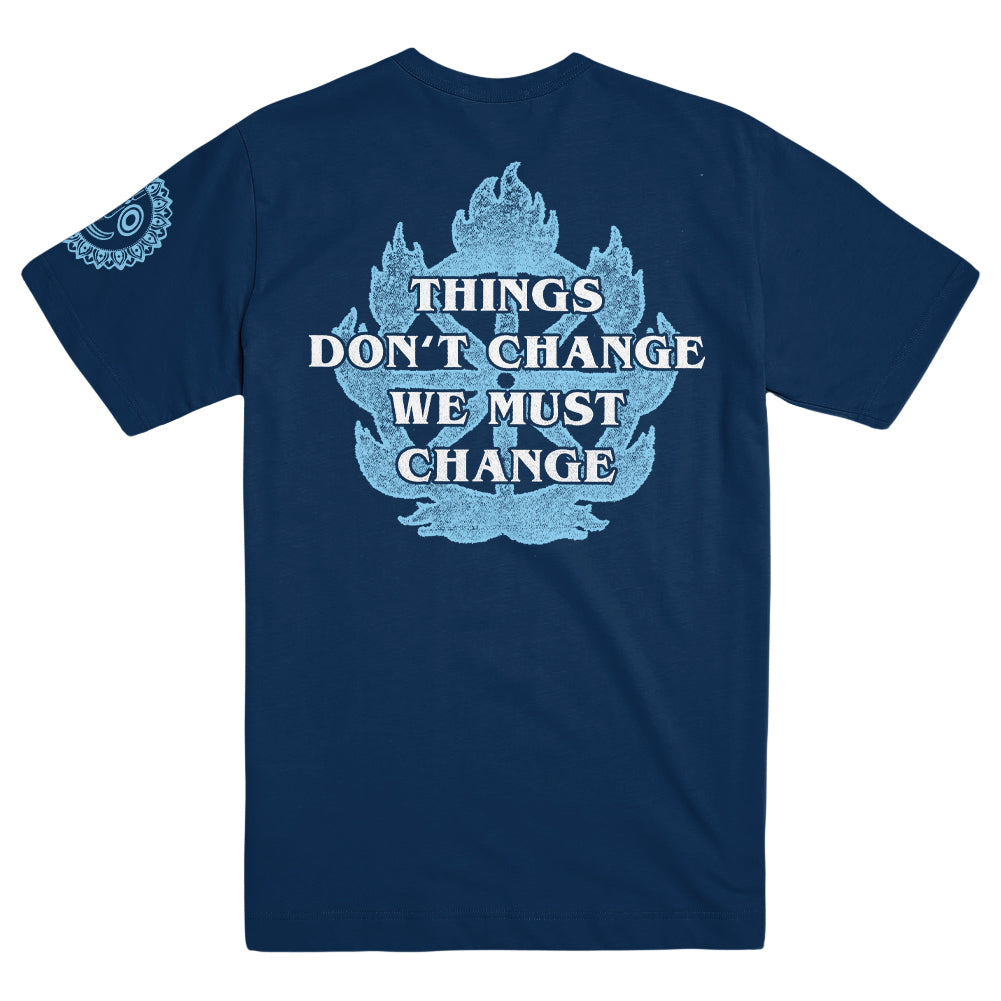 SHELTER &quot;Metamorphosis - Navy&quot; T-Shirt