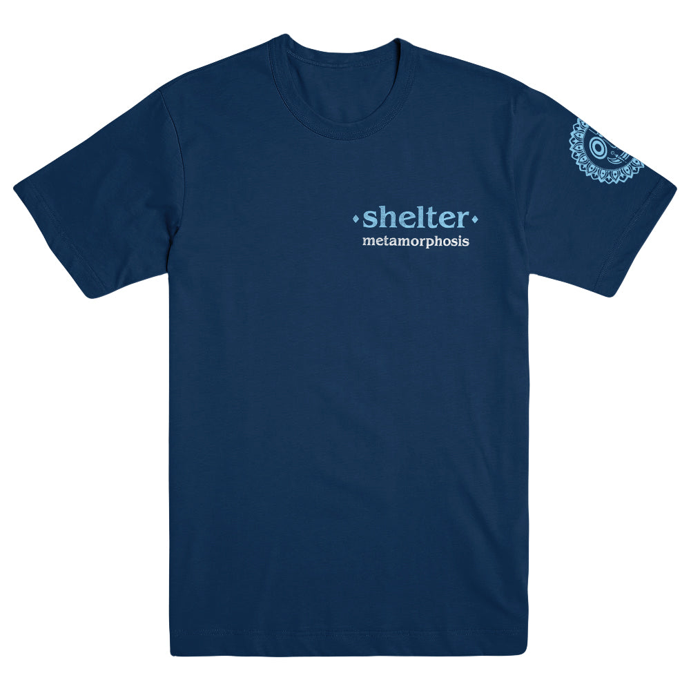 SHELTER &quot;Metamorphosis - Navy&quot; T-Shirt