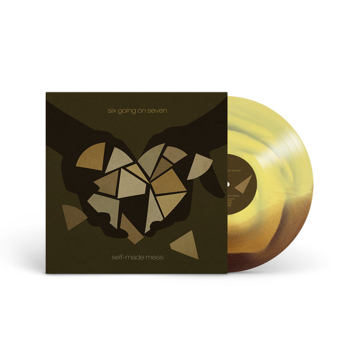 SIX GOING ON SEVEN &quot;Self-Made Mess&quot; LP AMBER &amp; COFFEE SMASH