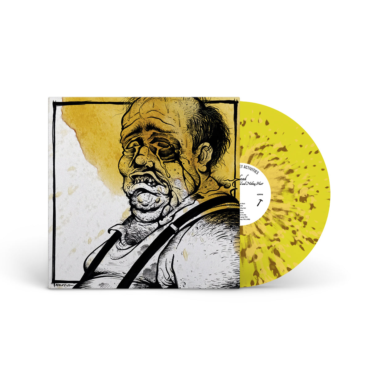 SKINHEAD &quot;Everything Was Beautiful And Nothing Hurt&quot; LP PISS YELLOW W SPLATTER