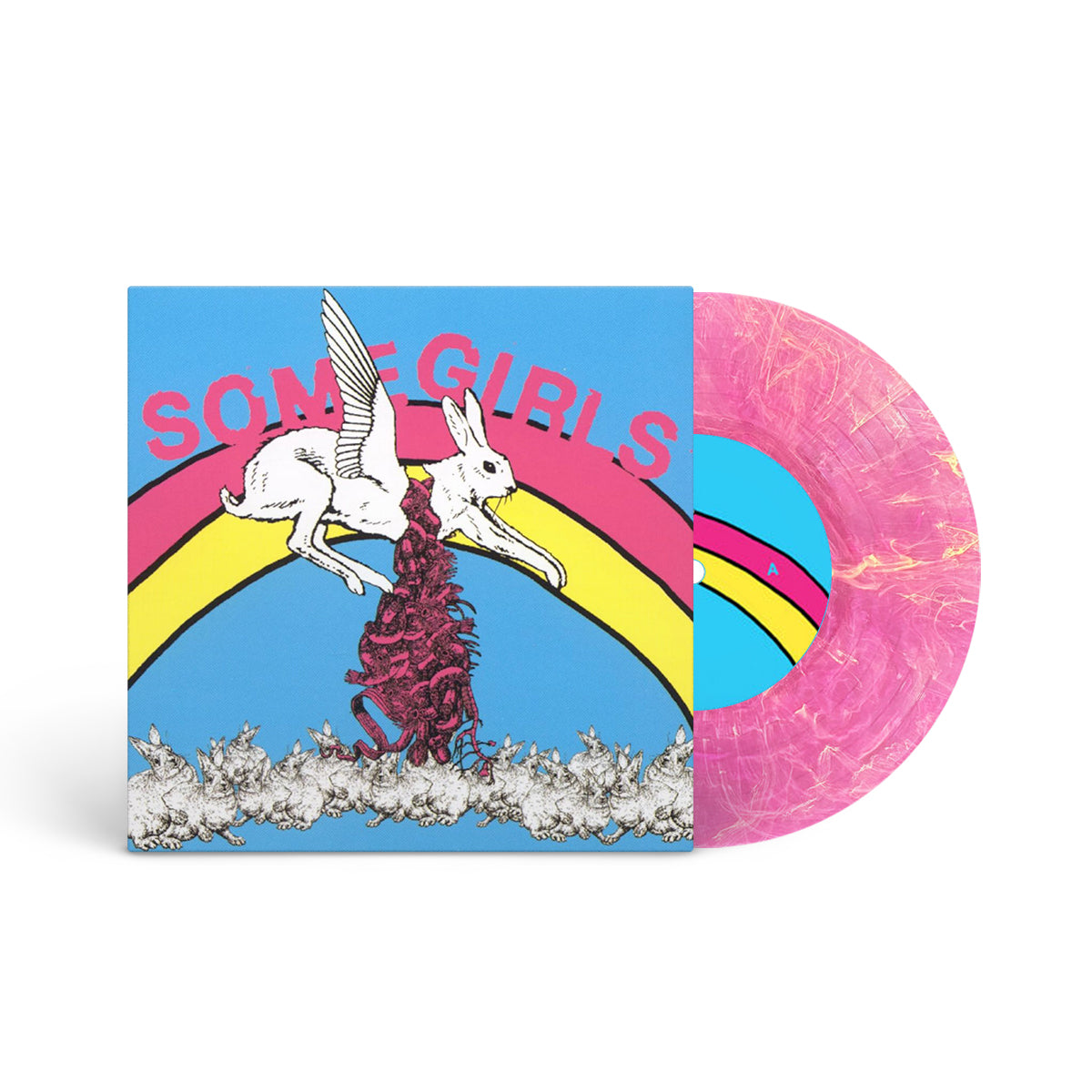 SOME GIRLS &quot;The DNA Will Have Its Say&quot; 7&quot; PINK MARBLE