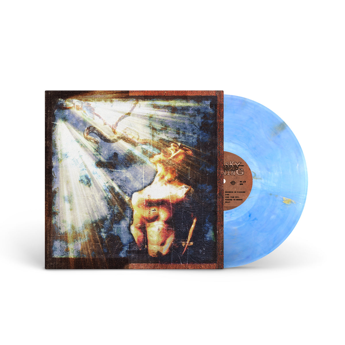 SOUL BLIND &quot;Red Sky Mourning&quot; LP CLEAR W BLUE &amp; GOLD MARBLE