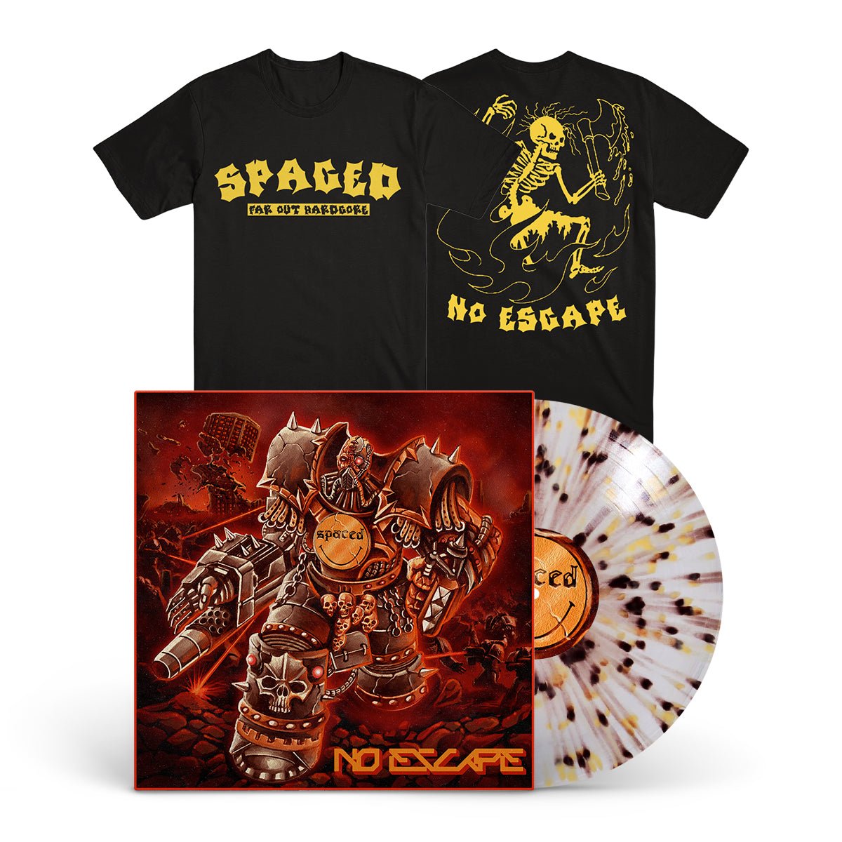 SPACED "No Escape" 12" + T-Shirt Bundle
