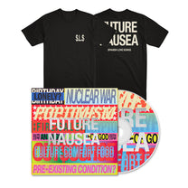 SPANISH LOVE SONGS "Future Nausea" CD + T-Shirt Bundle