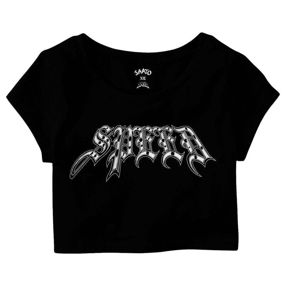 SPEED &quot;Logo - Black&quot; Crop Top
