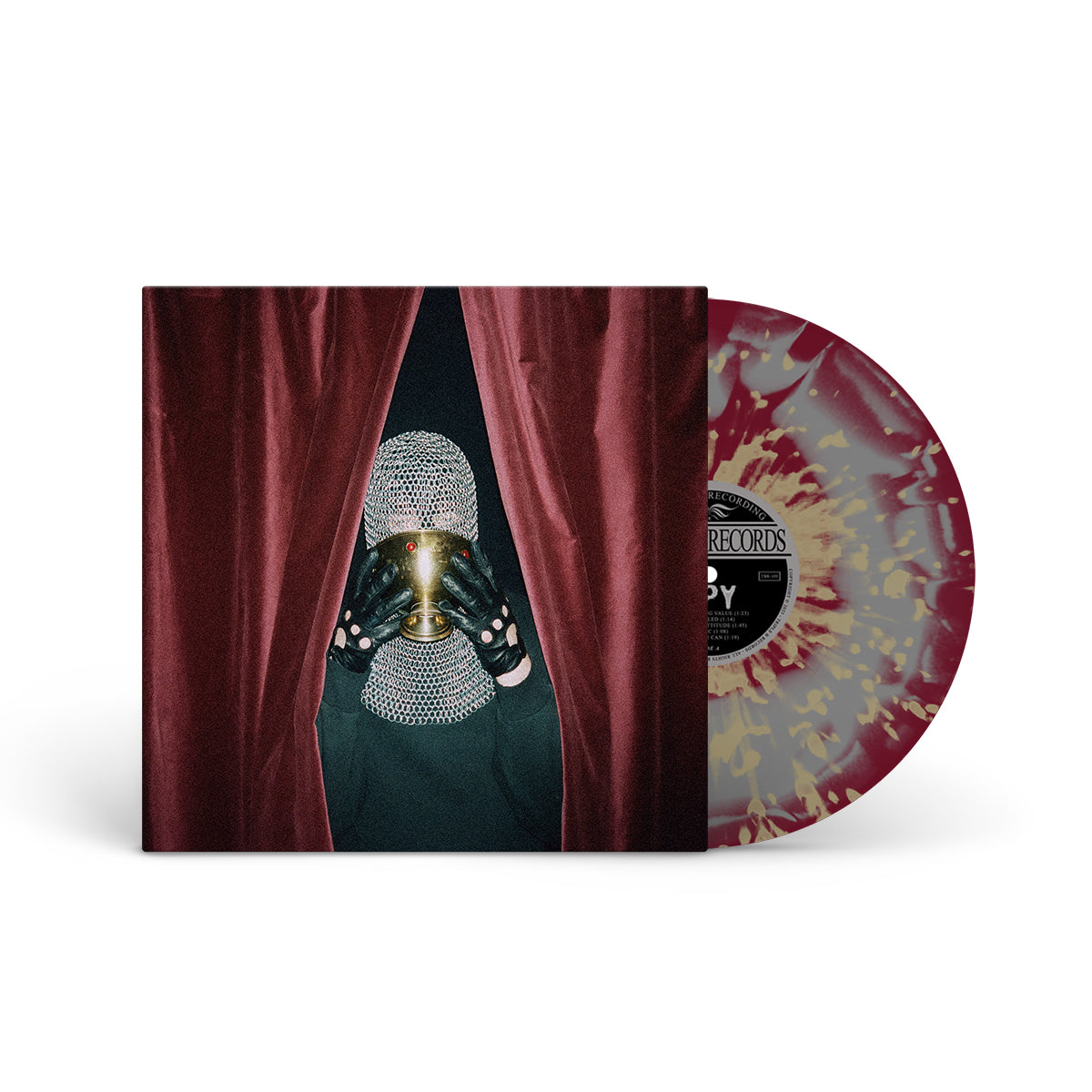 SPY &quot;Satisfaction&quot; LP MAROON GOLD SILVER