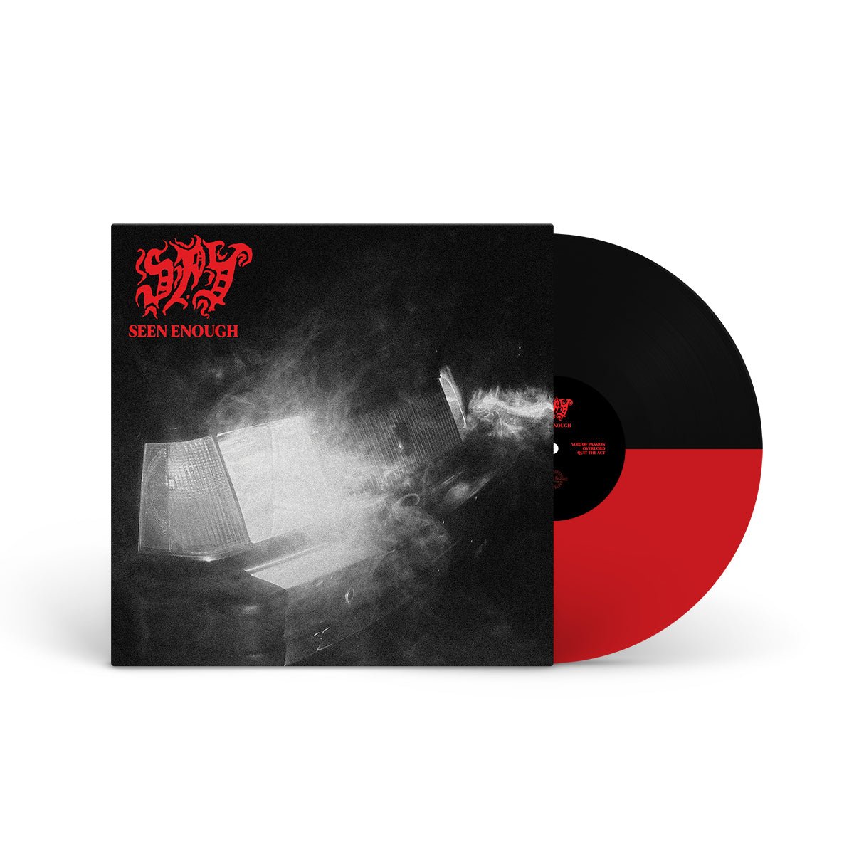 SPY "Seen Enough" 12" BLACK RED SPLIT