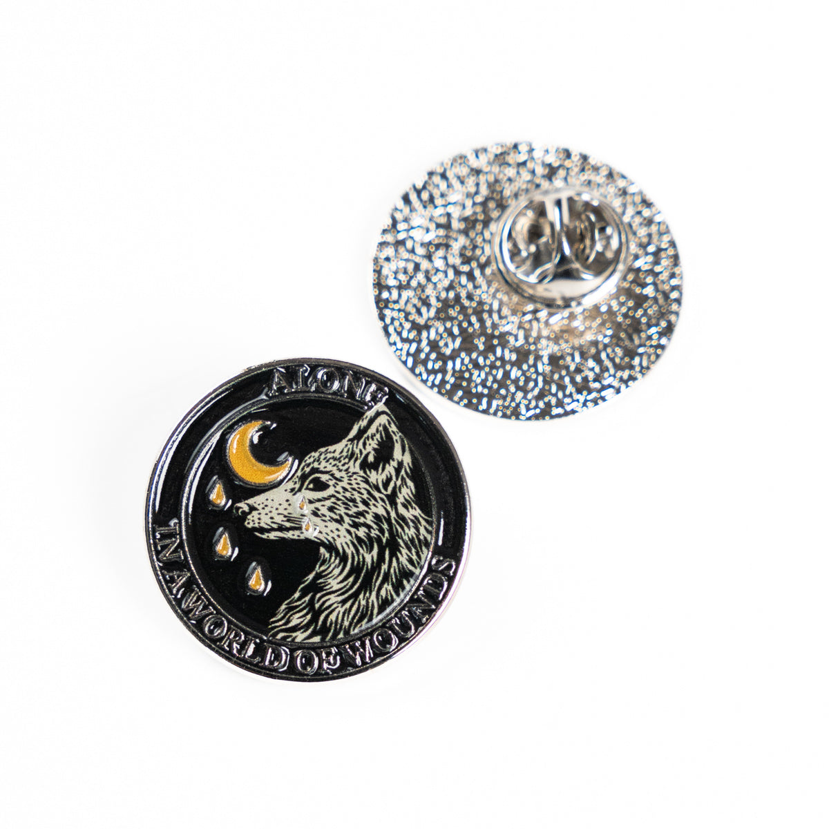 STEVE VON TILL &quot;Coyote Moon&quot; Enamel Pin