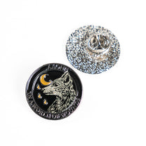 STEVE VON TILL &quot;Coyote Moon&quot; Enamel Pin