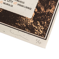 STEVE VON TILL &quot;Euro Tour 2022&quot; Screenprinted Poster