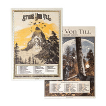STEVE VON TILL &quot;Euro Tour 2022 &amp; 2023&quot; Screenprinted Poster Bundle