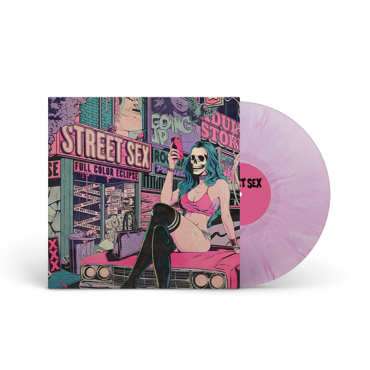 STREET SEX &quot;Full Color Eclipse&quot; LP PINK MARBLE