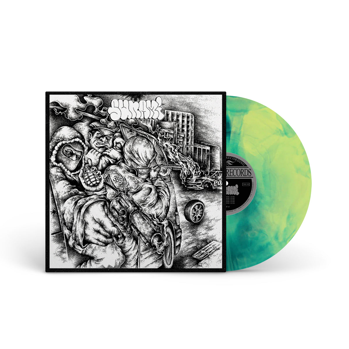 SUNAMI &quot;Selftitled&quot; LP DARK CLEAR BLUE NEON YELLOW GALAXY