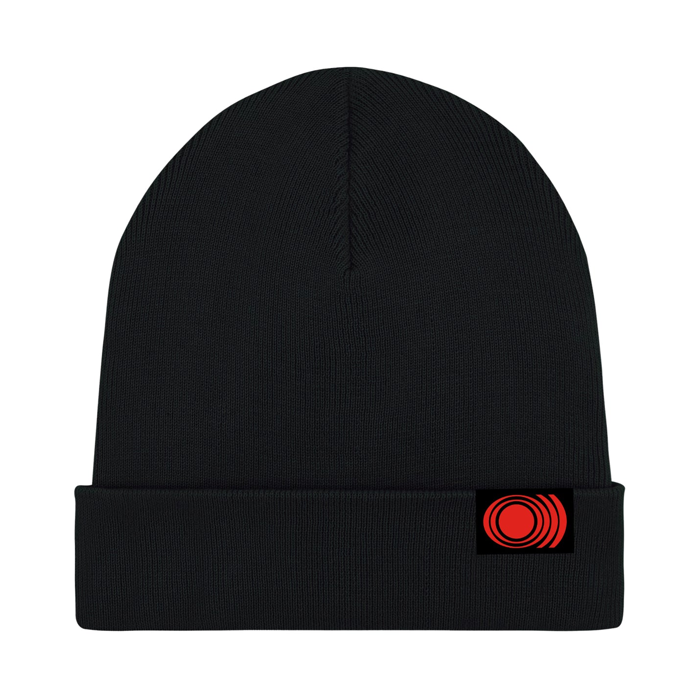 SUNN O))) &quot;O))) - Woven Label&quot; Beanie RED LOGO