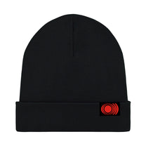 SUNN O))) &quot;O))) - Woven Label&quot; Beanie RED LOGO