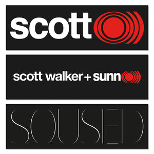 SCOTT WALKER + SUNN O))) "Scott O)))" T-Shirt + Sticker Pack Bundle