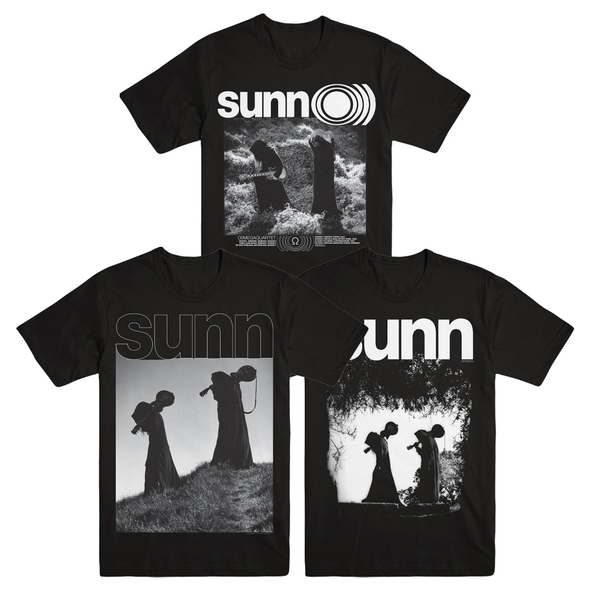 SUNN O))) &quot;Presidio Trio&quot; T-Shirt Bundle