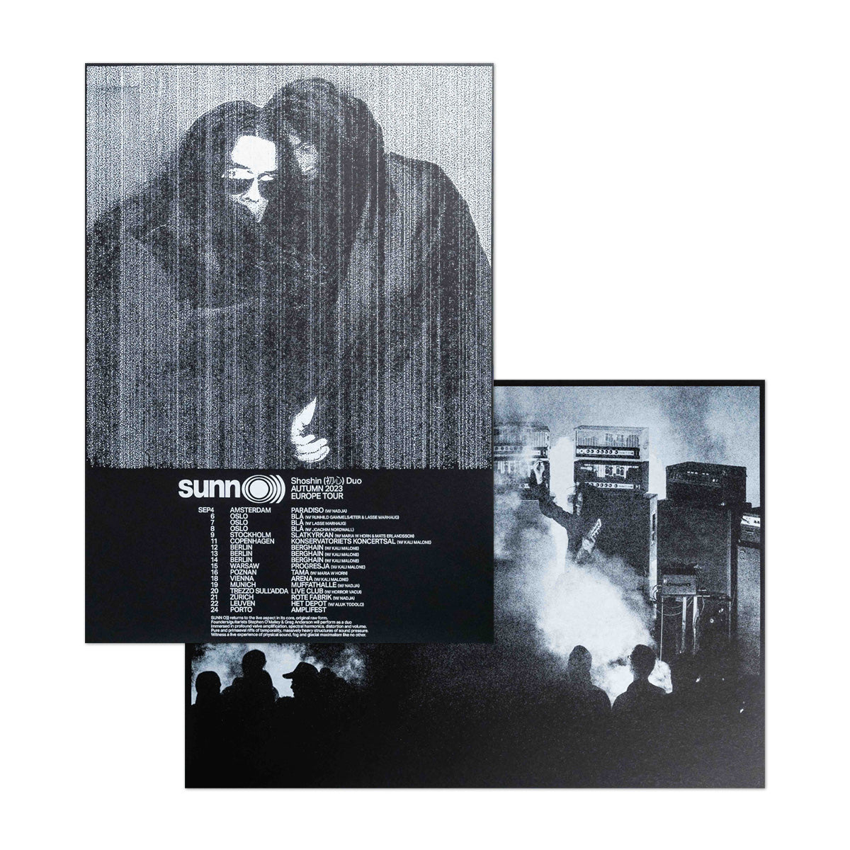 SUNN O))) &quot;Shoshin Duo Tour 2023&quot; Screenprinted Poster