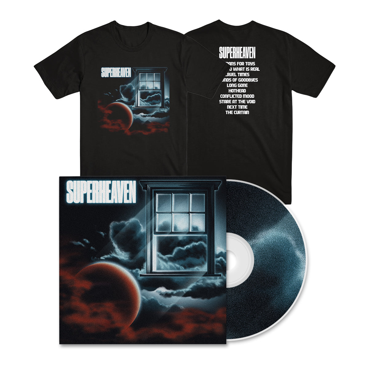 SUPERHEAVEN &quot;Superheaven&quot; CD + T-Shirt Bundle