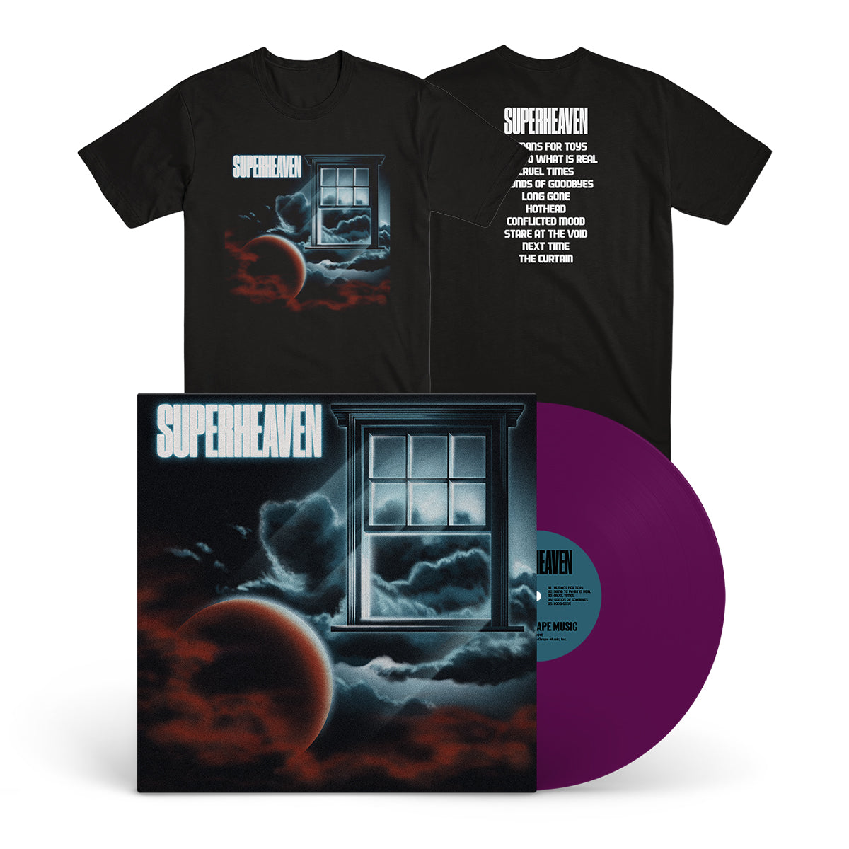 SUPERHEAVEN &quot;Superheaven&quot; LP + T-Shirt Bundle