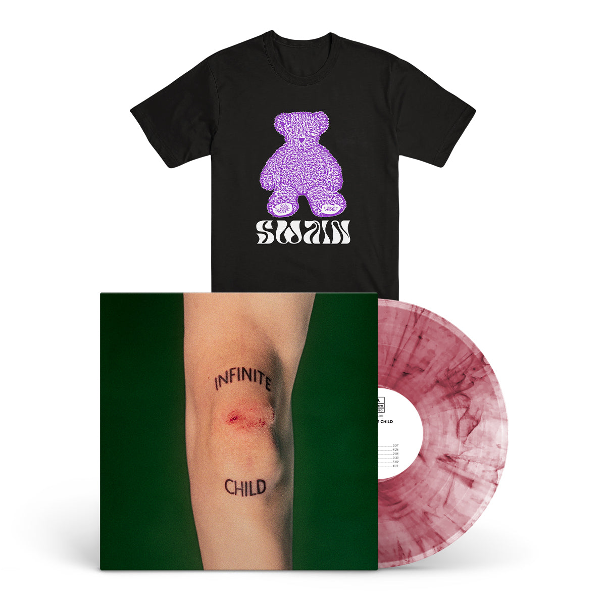 SWAIN &quot;Infinite Child - Bear&quot; LP + T-Shirt Bundle