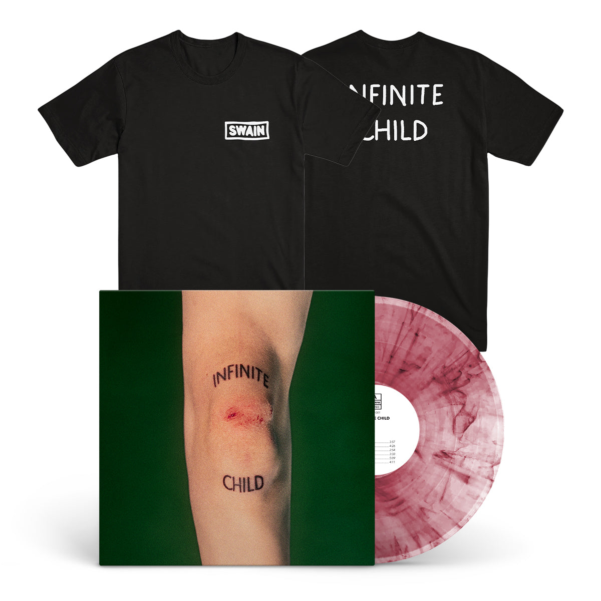 SWAIN "Infinite Child" LP + T-Shirt Bundle