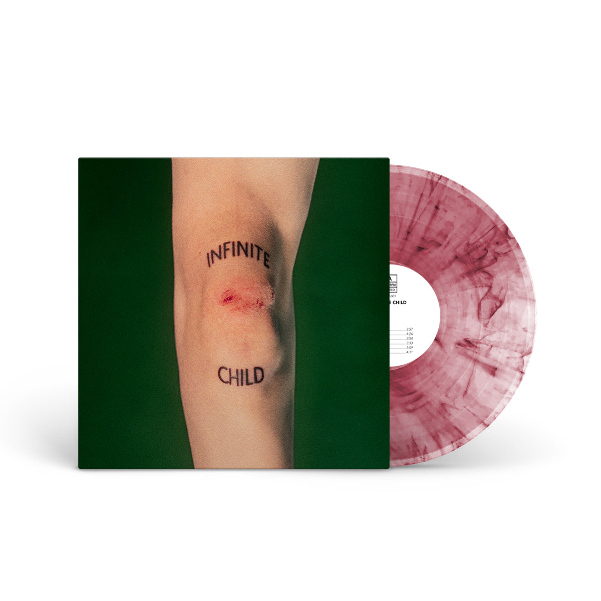 SWAIN &quot;Infinite Child&quot; LP MILKY CLEAR RED MARBLE