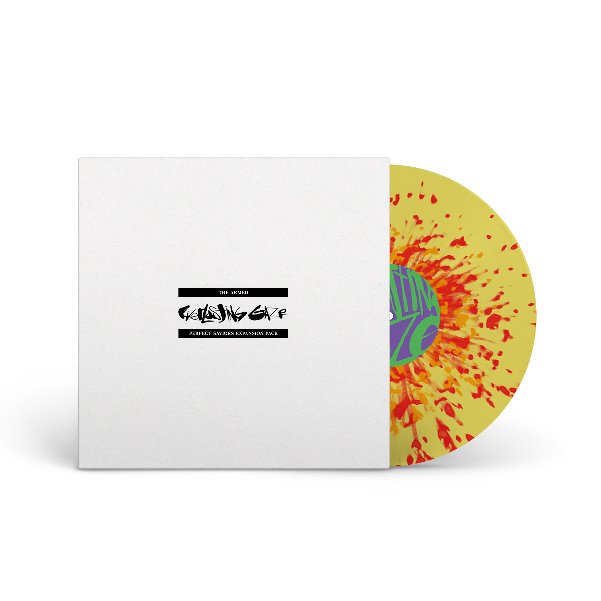 THE ARMED &quot;Everlasting Gaze&quot; 12&quot; YELLOW W RED &amp; ORANGE SPLATTER