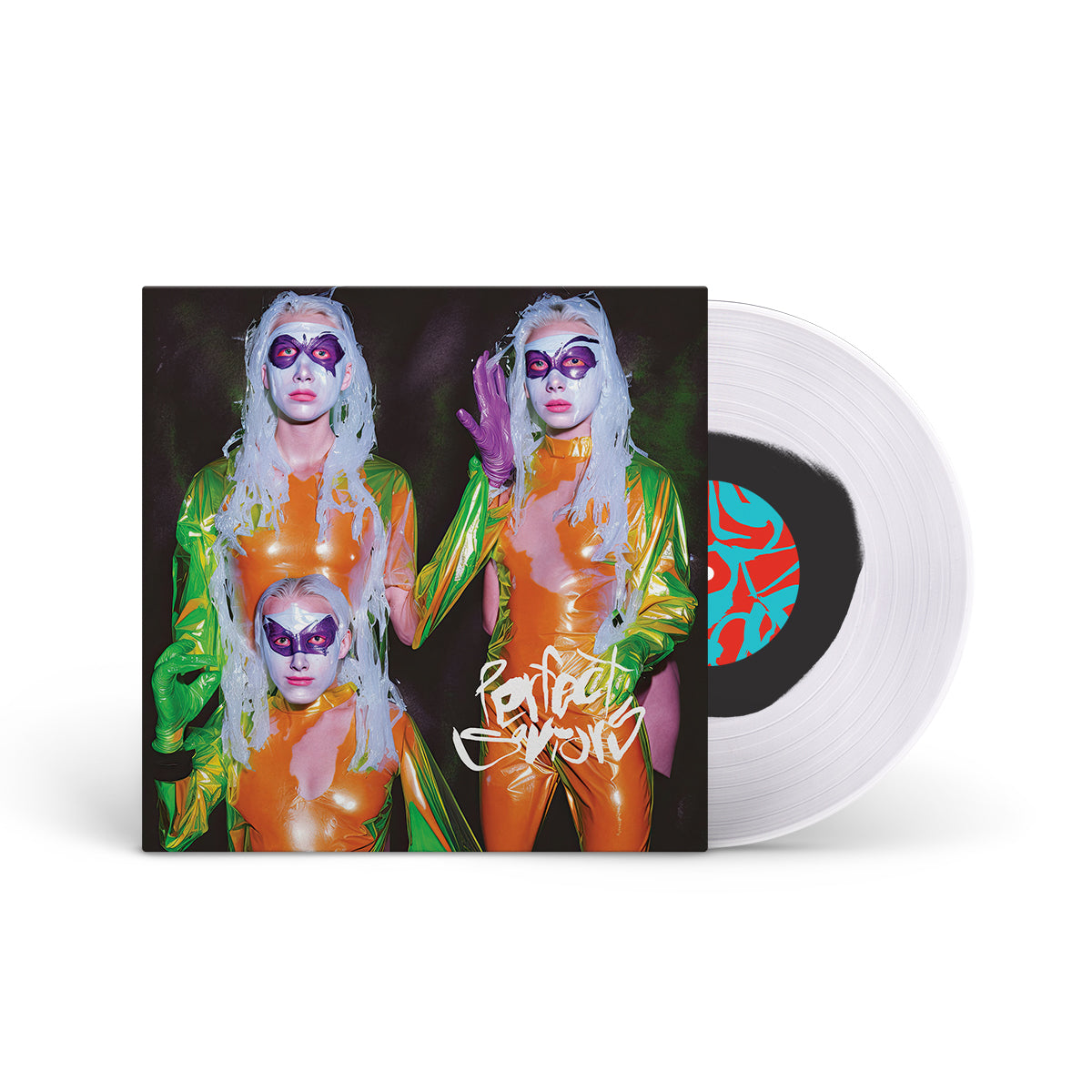 THE ARMED &quot;Perfect Saviors&quot; LP CLEAR BLACK COLOR-IN-COLOR