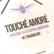 TOUCHE AMORE "Barcelona 2025" Screenprinted Poster