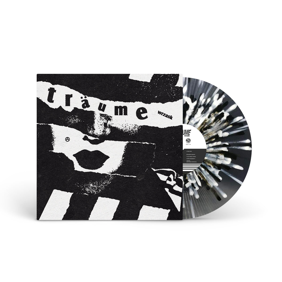 TRÄUME &quot;Wrzask&quot; LP BLACK &amp; WHITE SPLATTER