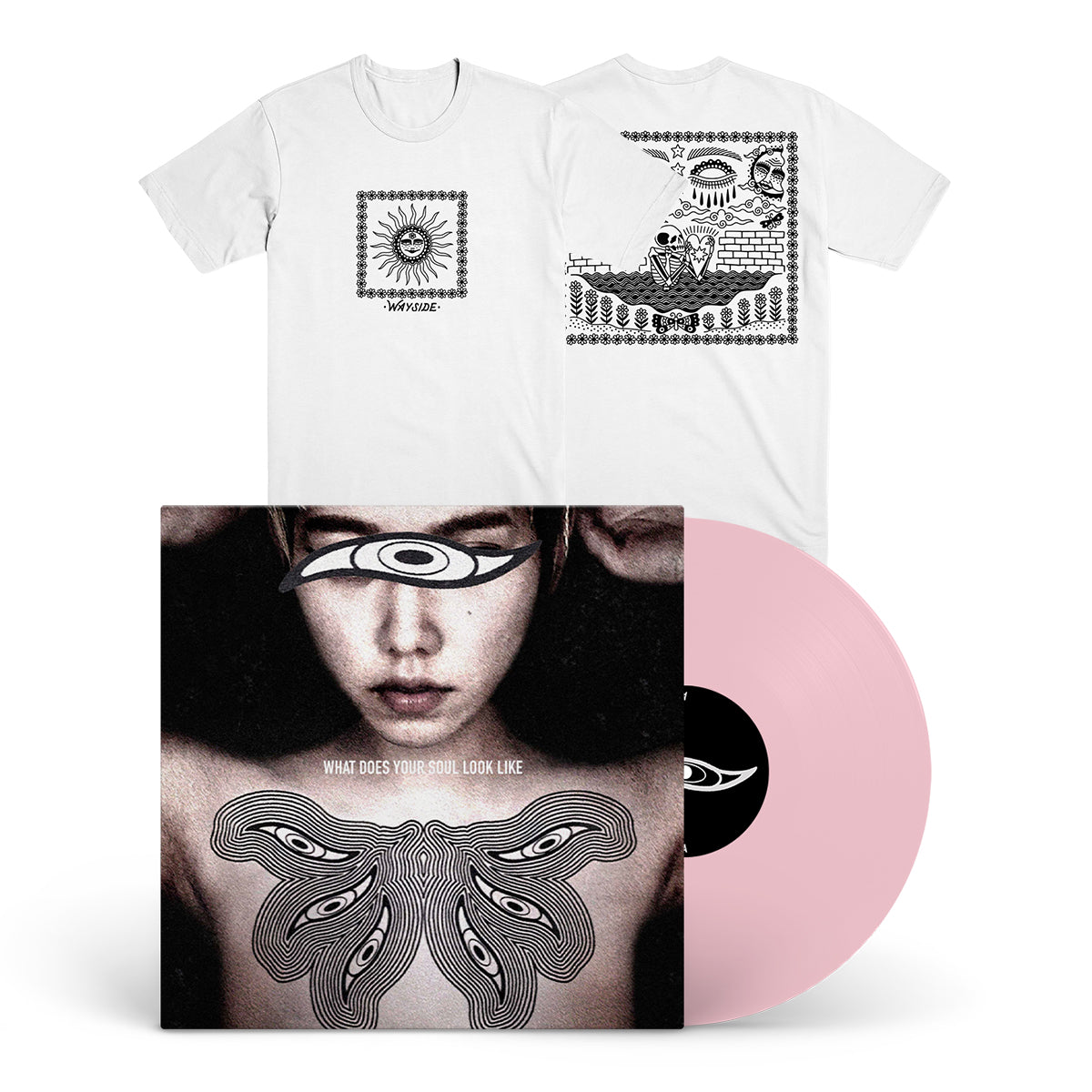 WAYSIDE "What Does Your Soul Look Like" LP + T-Shirt Bundle