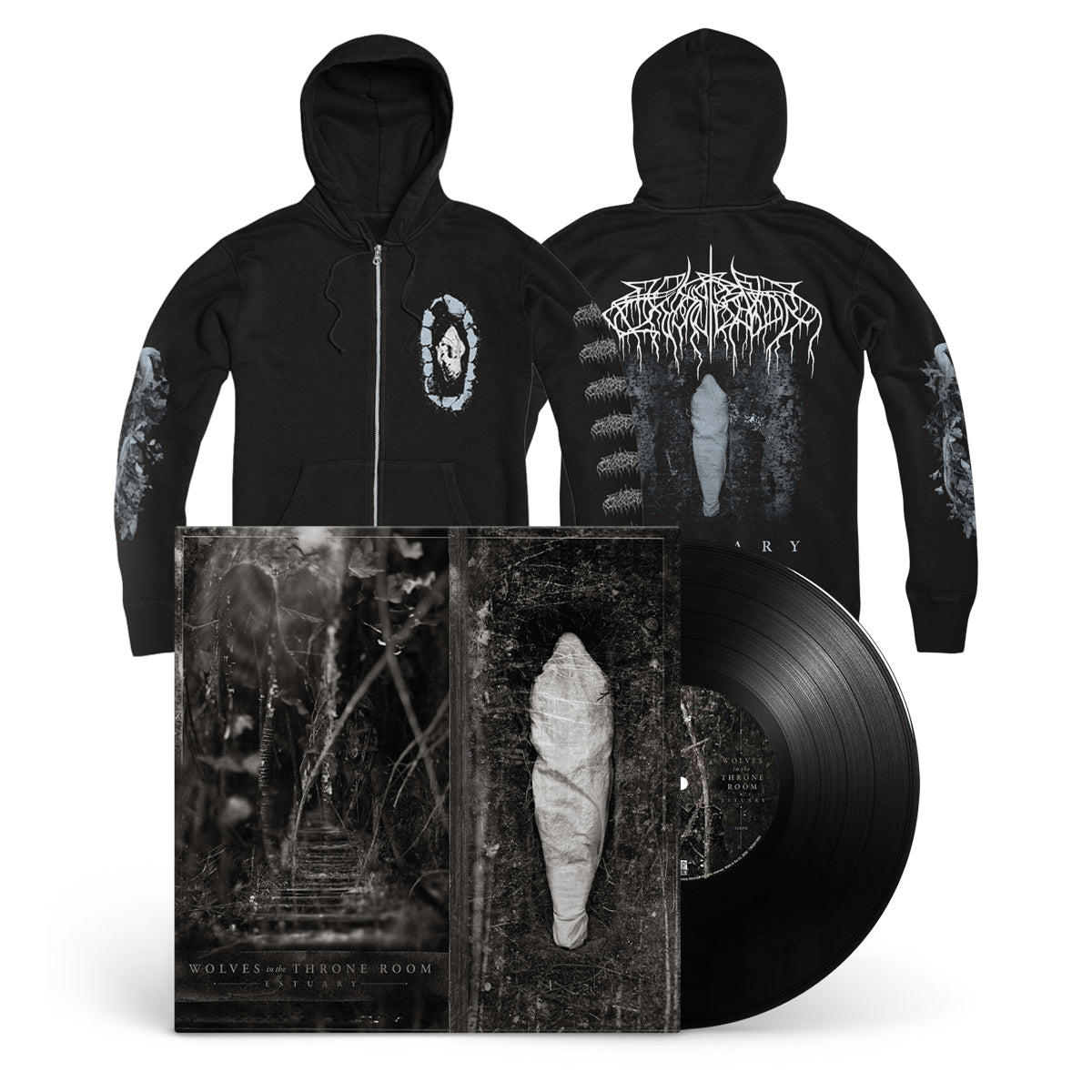 WOLVES IN THE THRONE ROOM "Estuary" LP + Zipper Bundle