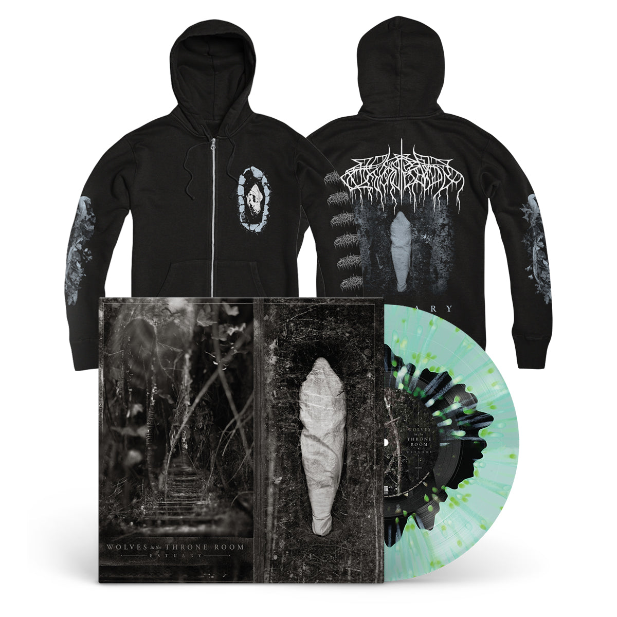 WOLVES IN THE THRONE ROOM "Estuary" LP + Zipper Bundle