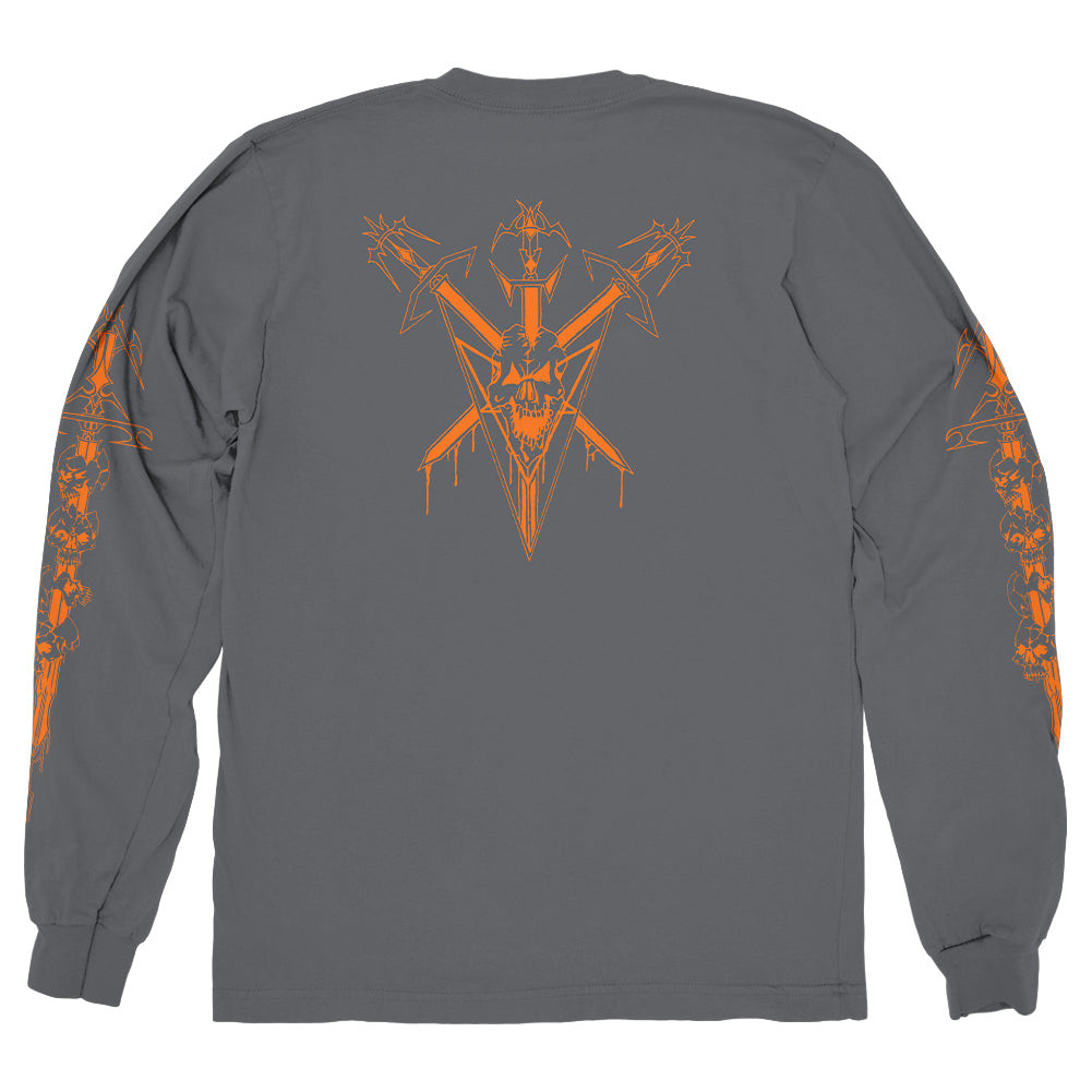 WOLFBRIGADE &quot;Age Of Skull - Charcoal&quot; Longsleeve