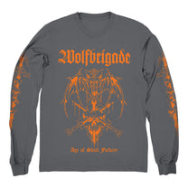 WOLFBRIGADE &quot;Age Of Skull - Charcoal&quot; Longsleeve