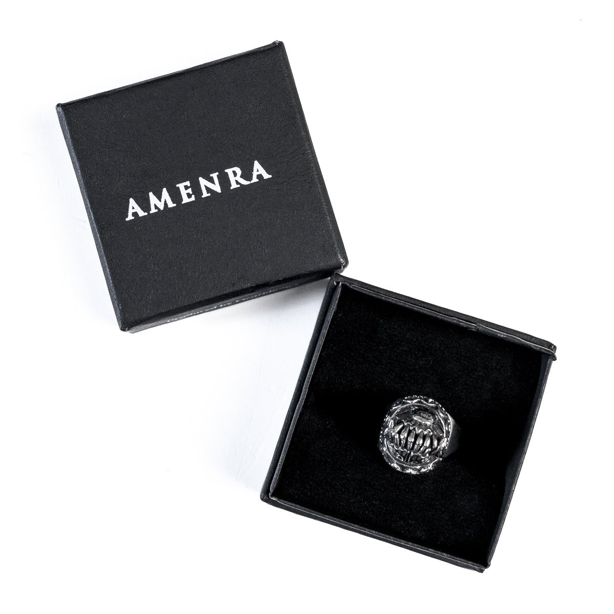 AMENRA "De Toorn - White Brass" Ring - Evil Greed