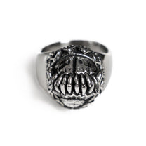 AMENRA "De Toorn - White Brass" Ring - Evil Greed