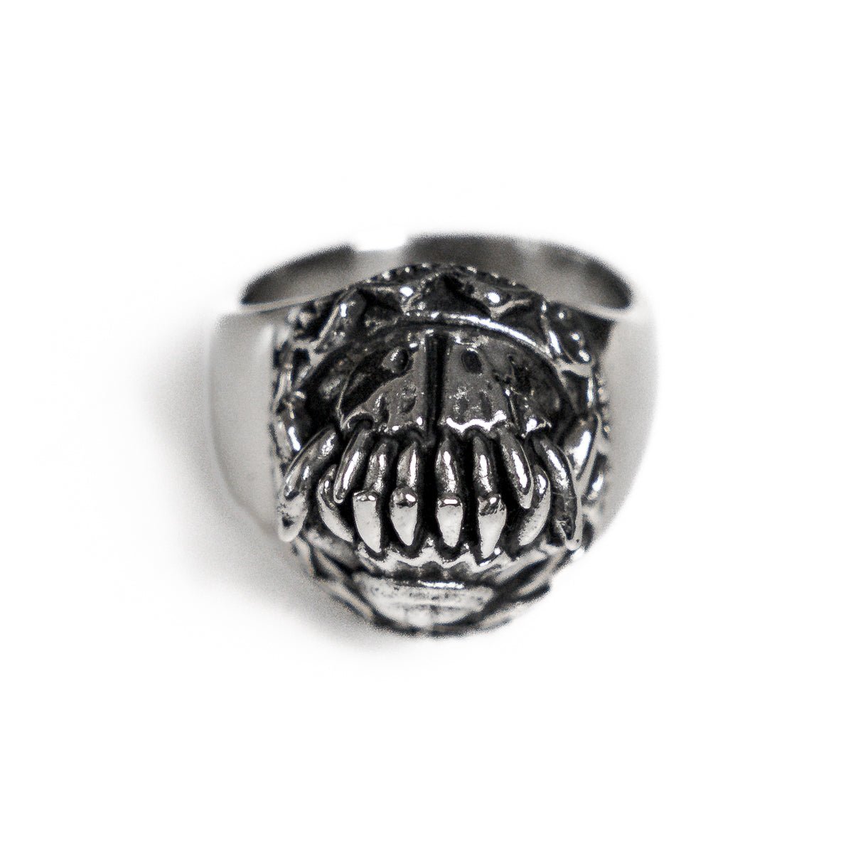 AMENRA "De Toorn - White Brass" Ring - Evil Greed