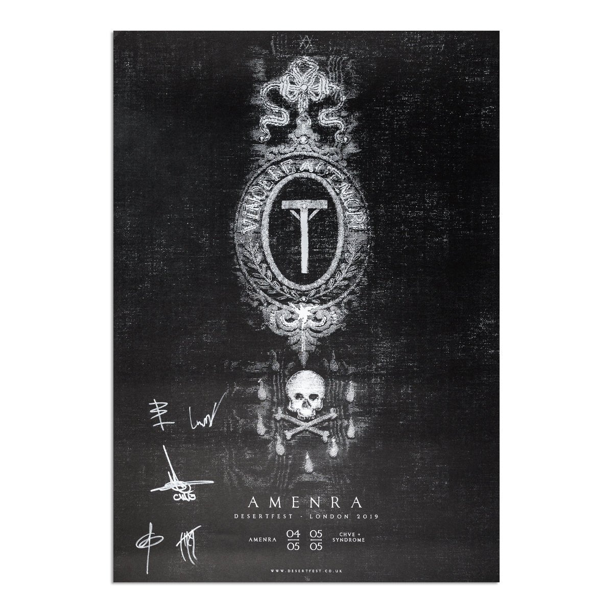 AMENRA "Live In London" Screenprinted Poster - Evil Greed