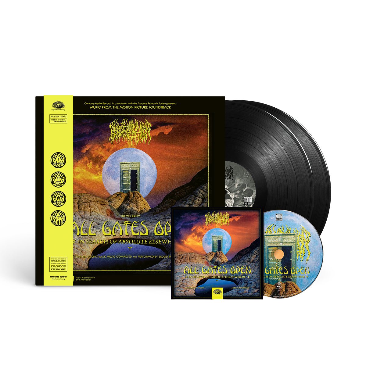 BLOOD INCANTATION "All Gates Open" 2xLP + Blu - Ray - Evil Greed