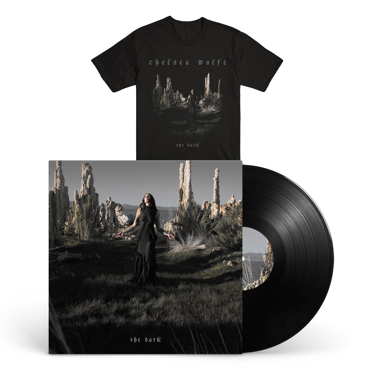 CHELSEA WOLFE "The Dark" LP + T-Shirt Bundle - Evil Greed