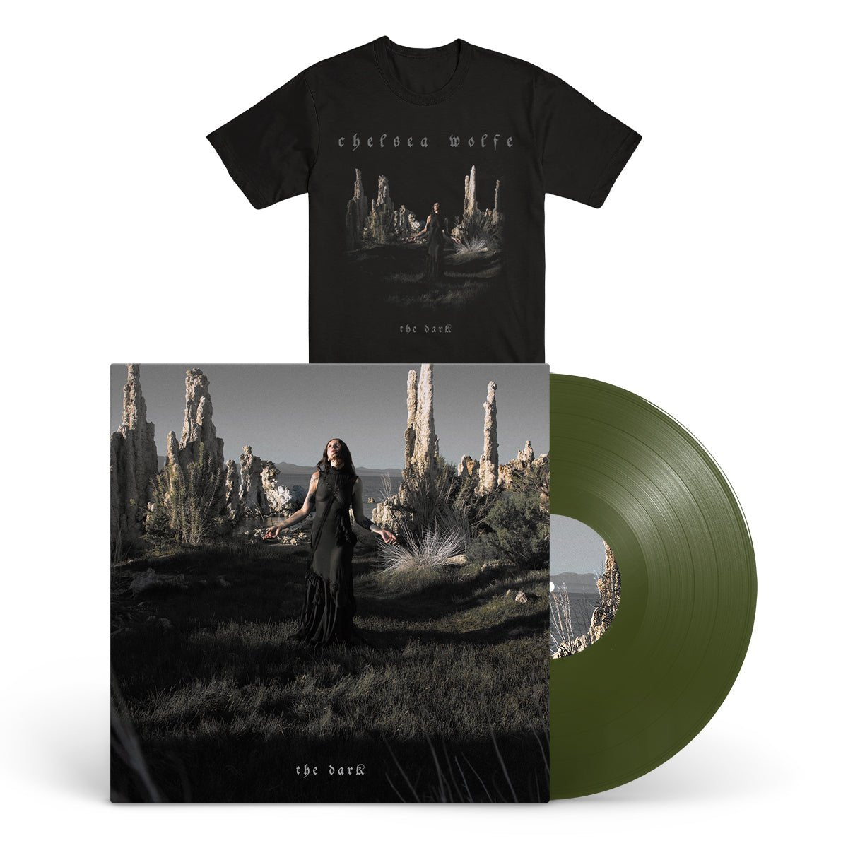 CHELSEA WOLFE "The Dark" LP + T-Shirt Bundle - Evil Greed